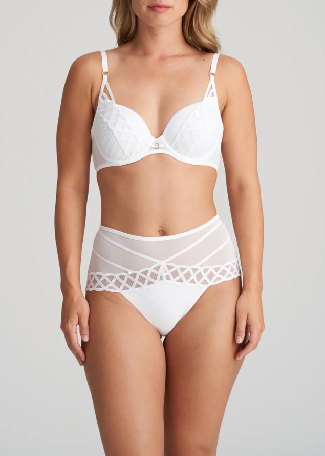 Soutien-gorge rembourr forme coeur Marie-Jo Blanc